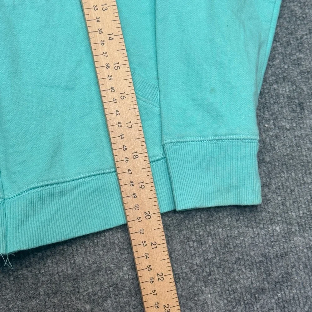 *The‎ Childrens Place Girls XL 14 Aqua Teal Silver Glitter Heart Zip Up Hoodie